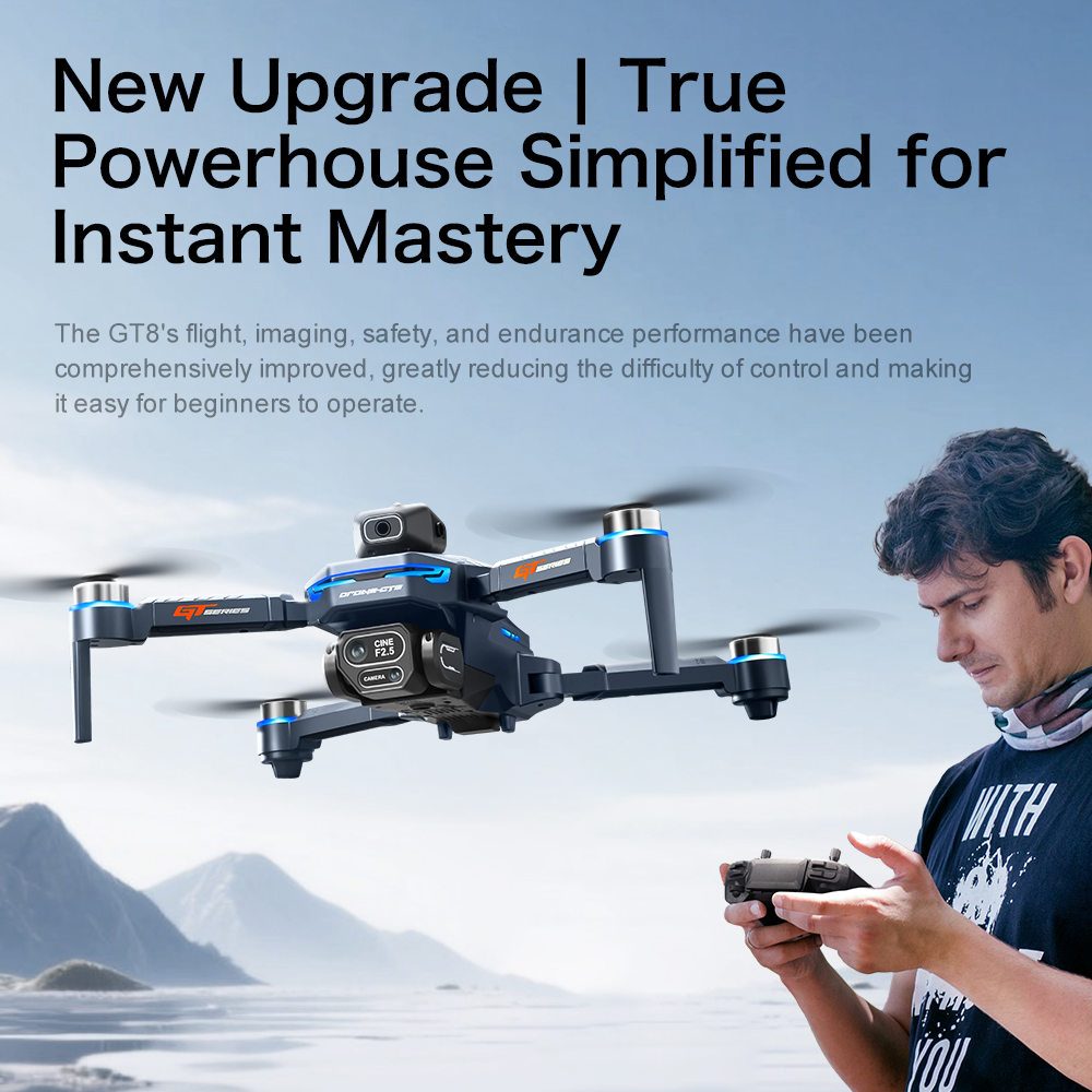 오리지널 GT8 드론 8K 전문가용 듀얼 카메라 GPS - Jjrc Drone X12 리뷰 및 가격