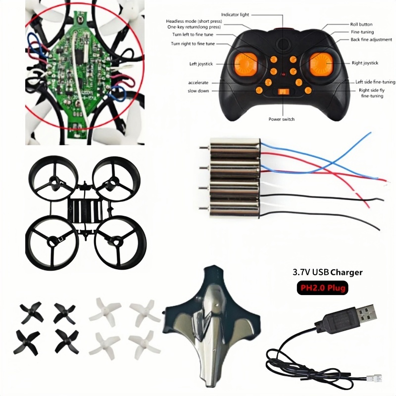완벽한 DIY 드론 키트 2.4G 6축 자이로 헤드리스 - Drone Battery Adapter 리뷰 및 가격