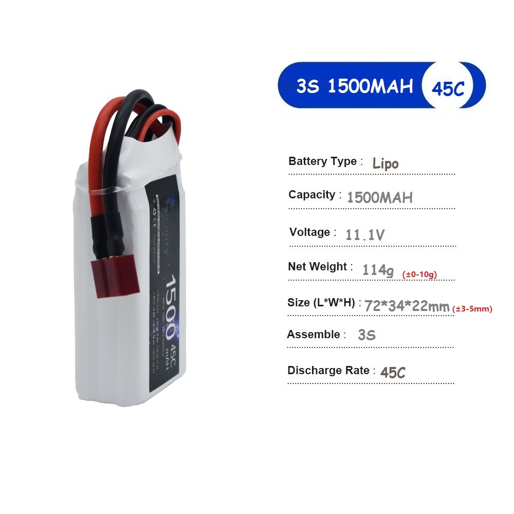 11.1V 리포 배터리 3S 1500mAh 1800mA - Drone Battery Adapter 리뷰 및 가격